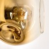 Ripoll Staande lamp Goud, Duidelijk, 3-lichts