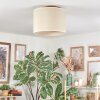 Bassagoda Plafondlamp Beige, Wit, 1-licht