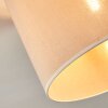 Bassagoda Plafondlamp Beige, Wit, 1-licht