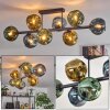 Ripoll Plafondlamp, Kogellampje Blauw, Goud, Groen, 8-lichts