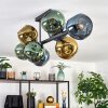 Ripoll Plafondlamp, Kogellampje Blauw, Goud, Groen, 8-lichts
