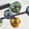 Ripoll Plafondlamp, Kogellampje Blauw, Goud, Groen, 8-lichts