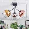 Koyoto Plafondlamp, Kogellampje 42 cm Chroom, Goud, Duidelijk, Koperkleurig, Rookkleurig, 3-lichts