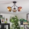 Koyoto Plafondlamp, Kogellampje 42 cm Chroom, Goud, Duidelijk, Koperkleurig, Rookkleurig, 3-lichts