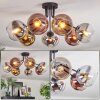 Koyoto Plafondlamp, Kogellampje 82 cm Chroom, Goud, Duidelijk, Koperkleurig, Rookkleurig, 7-lichts