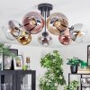 Koyoto Plafondlamp, Kogellampje 82 cm Chroom, Goud, Duidelijk, Koperkleurig, Rookkleurig, 7-lichts