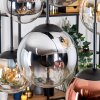 Gastor Hanglamp, Kogellampje, Hanglamp Amber, Chroom, Duidelijk, Koperkleurig, Rookkleurig, 6-lichts