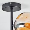 Ripoll Plafondlamp, Kogellampje Amber, 4-lichts