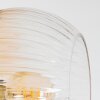 Koyoto Plafondlamp, Kogellampje 32 cm Amber, Duidelijk, 4-lichts