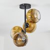 Ripoll Plafondlamp, Kogellampje Goud, Duidelijk, 4-lichts