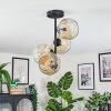 Ripoll Plafondlamp, Kogellampje Amber, Duidelijk, 4-lichts