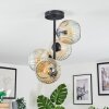 Ripoll Plafondlamp, Kogellampje Amber, Duidelijk, 4-lichts