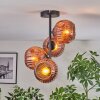 Ripoll Plafondlamp, Kogellampje Koperkleurig, 4-lichts