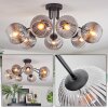 Koyoto Plafondlamp, Kogellampje 82 cm Duidelijk, Rookkleurig, 7-lichts