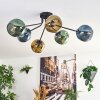 Ripoll Plafondlamp, Kogellampje Blauw, Goud, Groen, 6-lichts