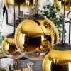 Gastor Hanglamp, Kogellampje, Hanglamp Goud, Duidelijk, 6-lichts