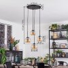 Koyoto Hanglamp, Kogellampje, Cluster hanglamp 35 cm Amber, 4-lichts