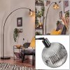 Ripoll Staande lamp, Booglampen Zwart, 1-licht