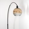 Ripoll Staande lamp, Booglampen Zwart, 1-licht