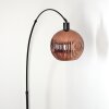 Ripoll Staande lamp, Booglampen Zwart, 1-licht