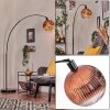 Ripoll Staande lamp, Booglampen Zwart, 1-licht
