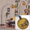 Ripoll Staande lamp, Booglampen Zwart, 1-licht