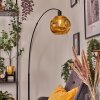 Ripoll Staande lamp, Booglampen Zwart, 1-licht