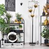 Koyoto Kogellampje, Staande lamp Goud, Duidelijk, 3-lichts