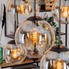 Gastor Hanglamp, Kogellampje, Hanglamp Amber, Duidelijk, 6-lichts