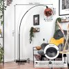 Koyoto Staande lamp, Booglampen Zwart, 1-licht