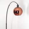 Koyoto Staande lamp, Booglampen Zwart, 1-licht
