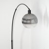 Koyoto Staande lamp, Booglampen Zwart, 1-licht
