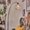 Ripoll Staande lamp, Booglampen Zwart, 1-licht