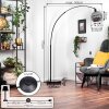 Ripoll Staande lamp, Booglampen Zwart, 1-licht