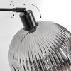 Ripoll Staande lamp, Booglampen Zwart, 1-licht