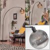 Ripoll Staande lamp, Booglampen Zwart, 1-licht