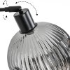 Ripoll Staande lamp, Booglampen Zwart, 1-licht