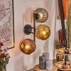 Ripoll Kogellampje, Wandlamp Goud, Koperkleurig, Rookkleurig, 3-lichts