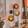 Ripoll Kogellampje, Wandlamp Chroom, Goud, Koperkleurig, Rookkleurig, 3-lichts