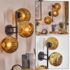 Ripoll Kogellampje, Wandlamp Goud, 3-lichts