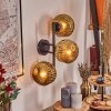 Ripoll Kogellampje, Wandlamp Goud, 3-lichts