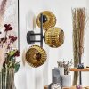 Ripoll Kogellampje, Wandlamp Goud, 3-lichts