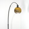 Ripoll Staande lamp, Booglampen Zwart, 1-licht