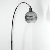 Ripoll Staande lamp, Booglampen Zwart, 1-licht