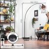 Ripoll Staande lamp, Booglampen Zwart, 1-licht