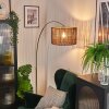 Cando Staande lamp, Booglampen Chroom, Zwart, 1-licht