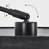 Bassagoda Staande lamp, Booglampen Zwart, 1-licht, Stoffen kap
