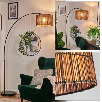 Cando Staande lamp, Booglampen Zwart, 1-licht