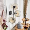 Ripoll Kogellampje, Wandlamp Amber, Duidelijk, 3-lichts