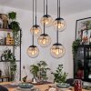 Gastor Hanglamp, Kogellampje, Hanglamp Amber, Duidelijk, 6-lichts